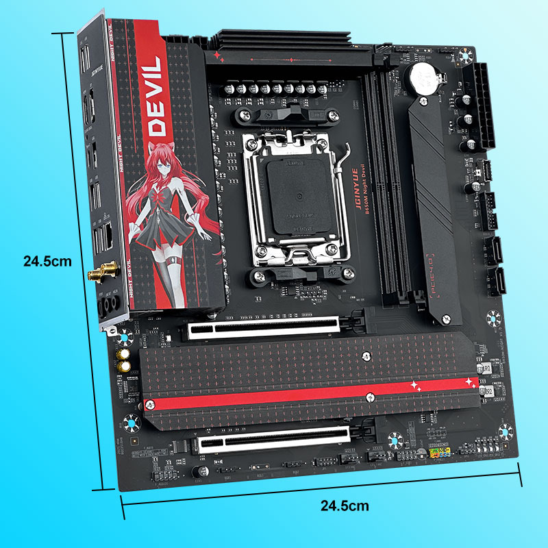 JGINYUE B650M NIGHT DEVIL Desk - X870E Atx Motherboard recension och pris