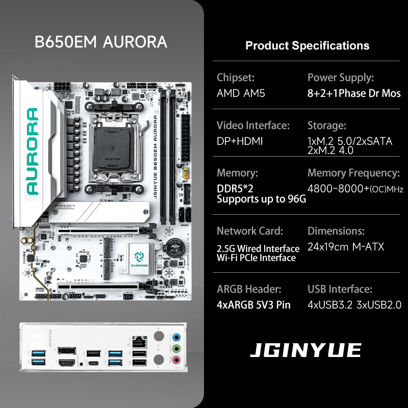 Gaming B650 MATX AMD AM5 DDR5  - Am5 Micro Atx Pcie 5.0 Motherboard recension och pris