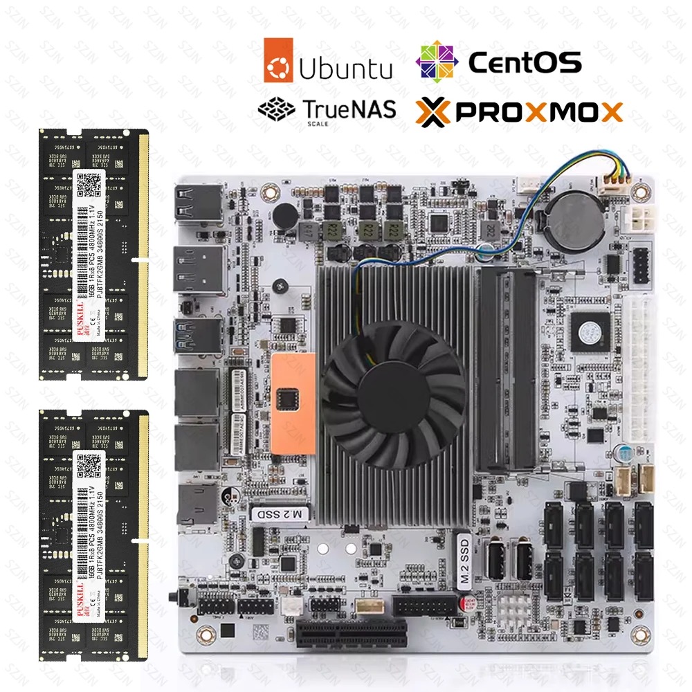 I5-8265U ES 8 SATA NAS Motherb - Mini Itx Dual 2.5G Nas Motherboard recension och pris
