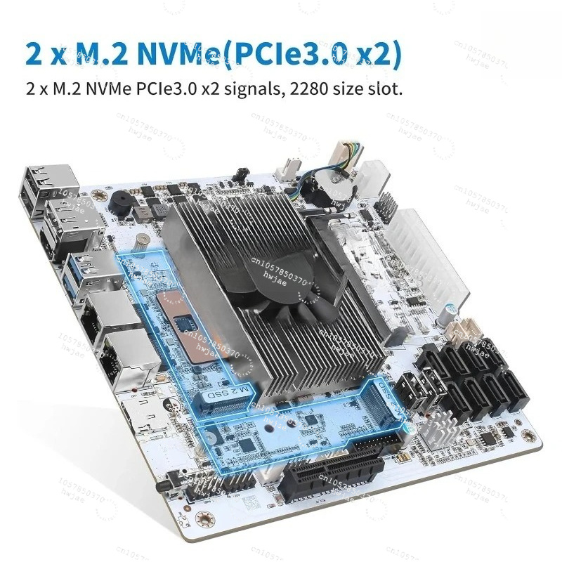 Mini ITX White M11 NAS Motherb - Mini Itx Dual 2.5G Nas Motherboard recension och pris