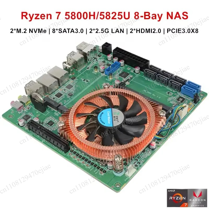 Topton AMD Ryzen 7 5800H/5825U - Mini Itx Dual 2.5G Nas Motherboard recension och pris