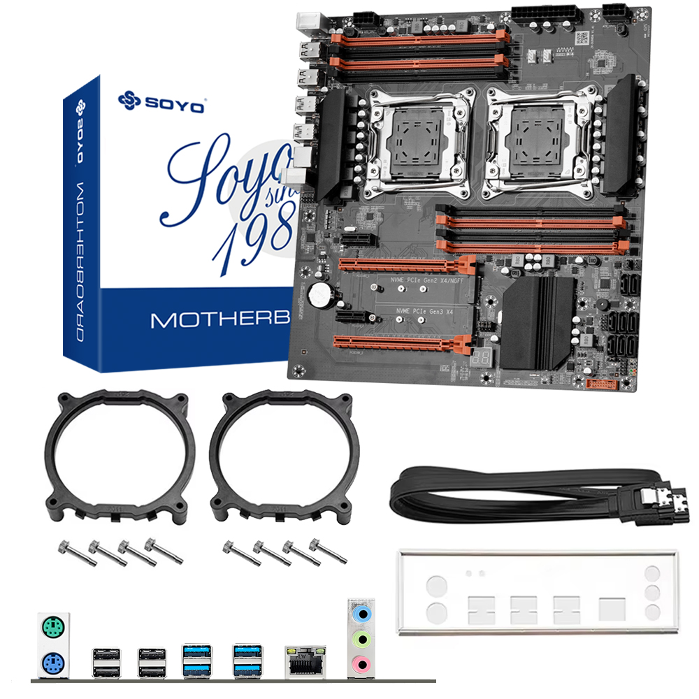 SOYO X99 Dual Gaming Motherboa - Dual Lga2011-3 Server Motherboard Combo recension och pris