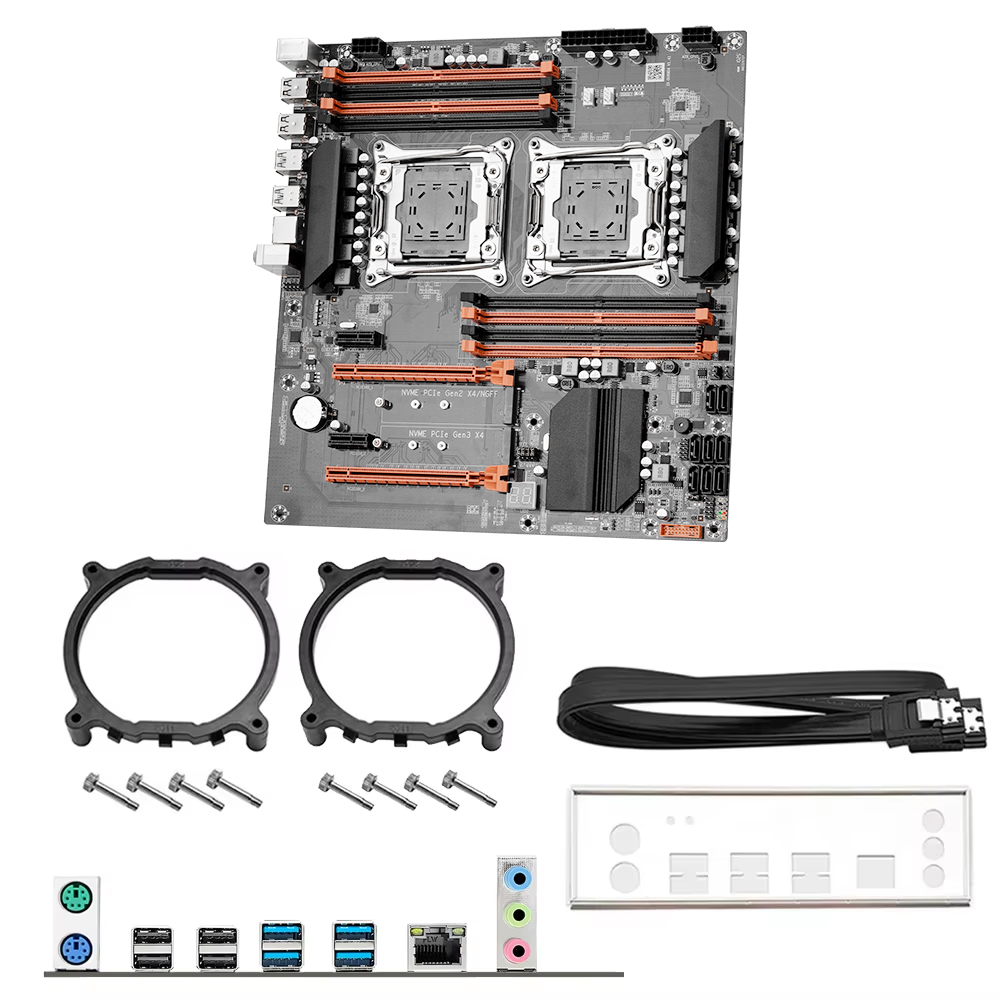X99 Dual CPU Motherboard Kit l - Dual Lga2011-3 Server Motherboard Combo recension och pris