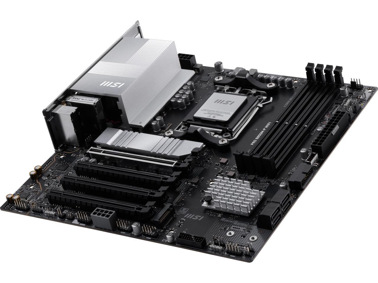 MSI PRO B850M-P WIFI AM5 AMD B - Am5 Micro Atx Pcie 5.0 Motherboard recension och pris