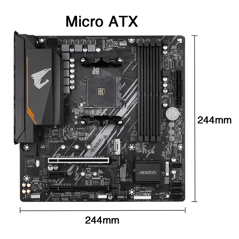 GIGABYTE New B550M AORUS ELITE - X870E Atx Motherboard recension och pris